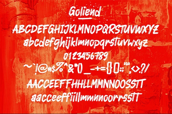 Goliend Font - Preview 2