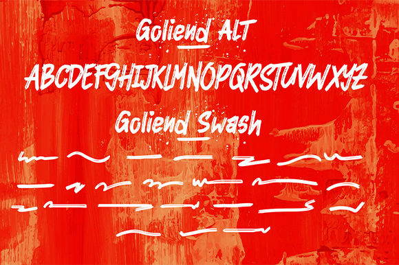 Goliend Font - Preview 3