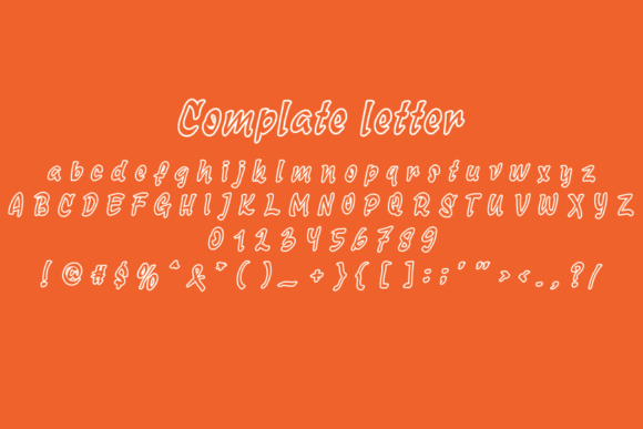 Hard Work Font - Preview 3