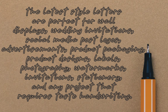 Linlove Font PNG with transparent background - Preview 2