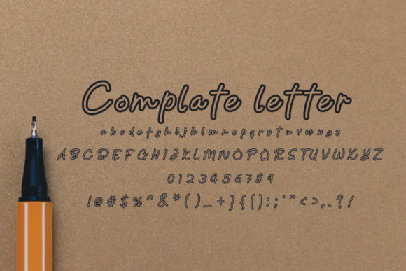 Linlove Font PNG with transparent background - Preview 3