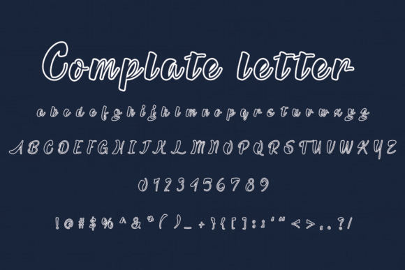 Lolenia Font PNG with transparent background - Preview 3