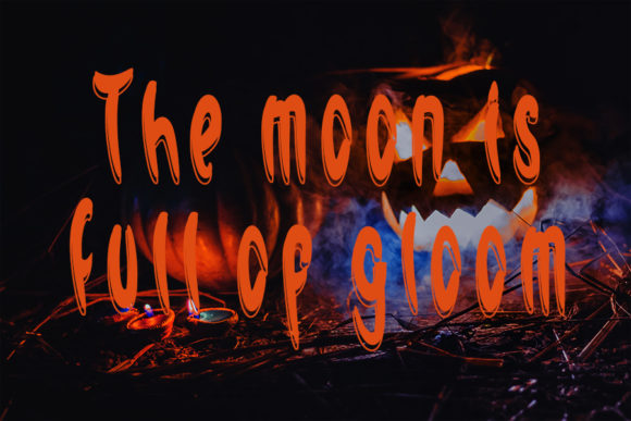 Mistical Halloween Font font preview - 2