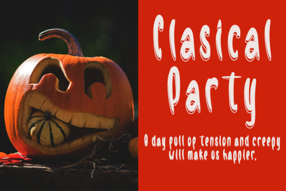 Mistical Halloween Font font preview - 3