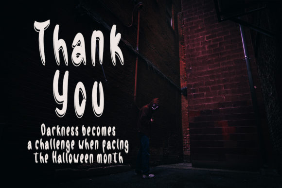 Mistical Halloween Font font preview - 4