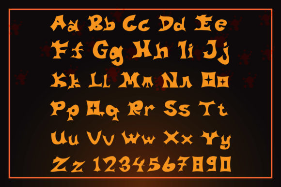 Monsterind Font PNG with transparent background - Preview 1