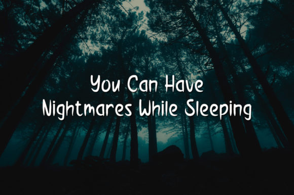 Nightmare Side Font PNG with transparent background - Preview 2