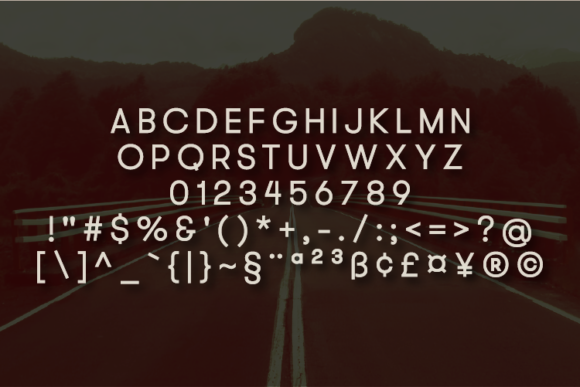 Perrome Font PNG with transparent background - Preview 1