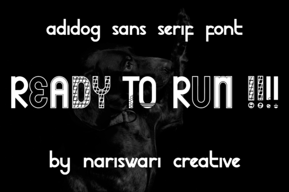 Adidog Font - Preview 1