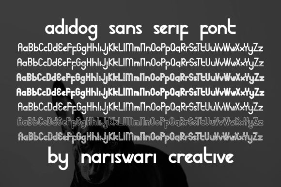 Adidog Font - Preview 2