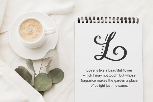 Amorah Monogram Font - Preview 2