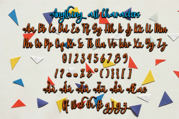 Anything Font - Preview 4