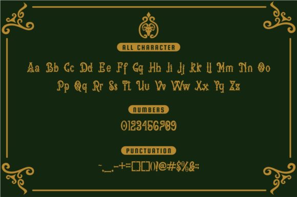 Ariesa Font - Preview 2