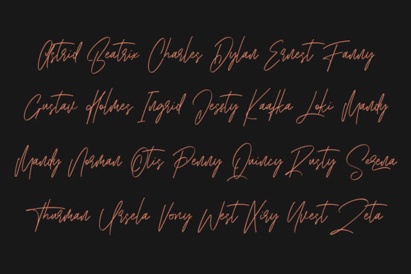 Asterica Font - Preview 6