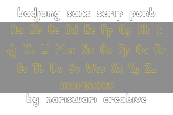 Badjang Font - Preview 2