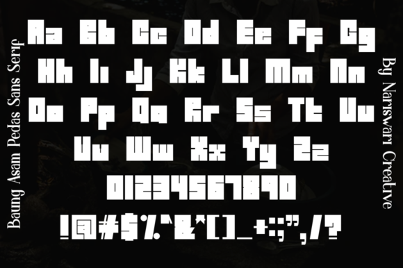 Baung Asam Pedas Font - Preview 2