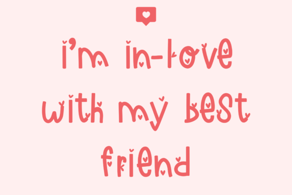 Be Mine Love Font - Preview 1