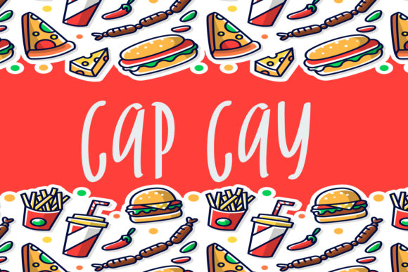 Cap - Cay Font PNG with transparent background - Preview 2