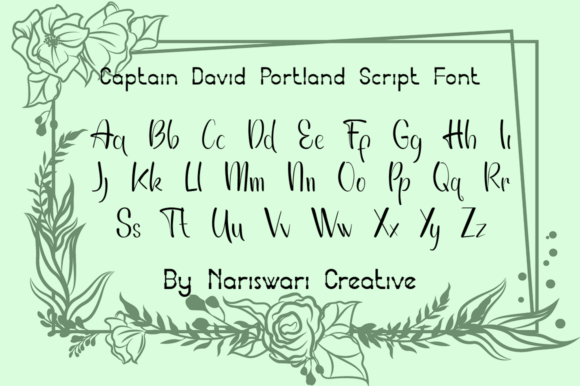 Captain David Portland Font - Preview 1