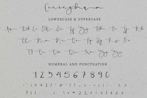 Cuningham Font PNG with transparent background - Preview 5