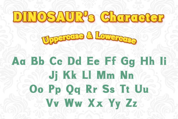Dinosaur Font - Preview 1