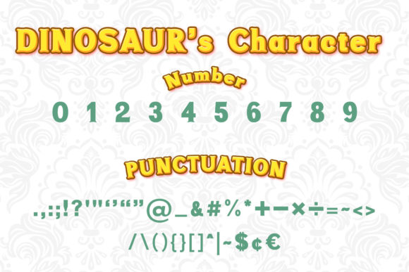 Dinosaur Font - Preview 2