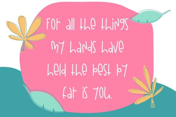 Emma Baby Shower Font - Preview 1