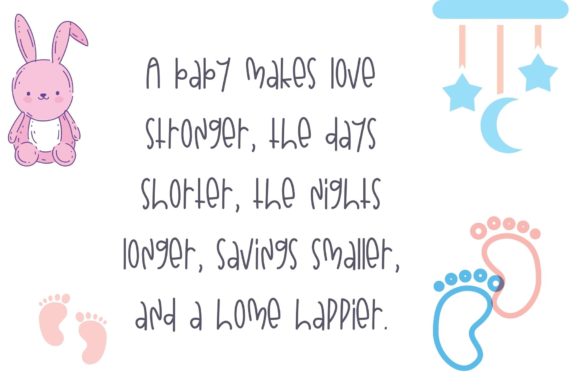 Emma Baby Shower Font - Preview 2