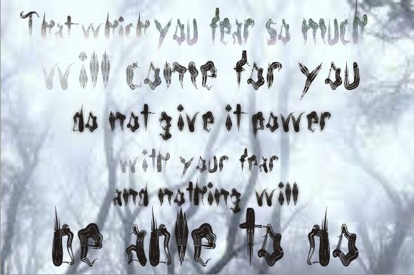 Forest House Font PNG with transparent background - Preview 1