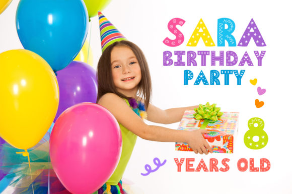 Funny Kids Party Font - Preview 2