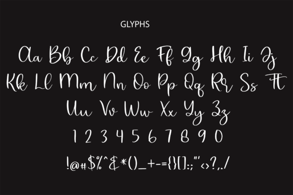 Gold Fill Font PNG with transparent background - Preview 1