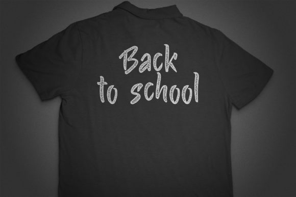 Handwritten Chalk Font - Preview 4