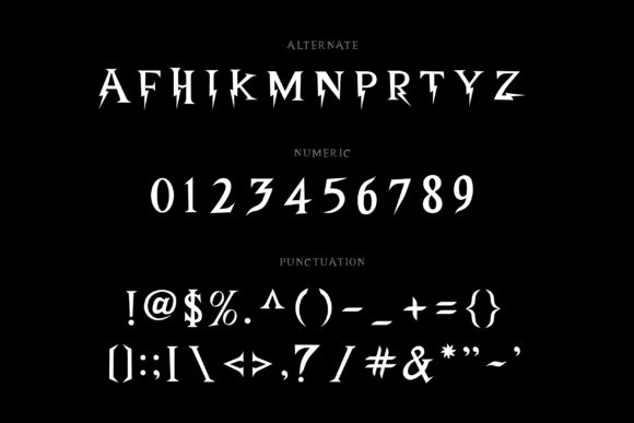 Magic Wonderland Font PNG with transparent background - Preview 2