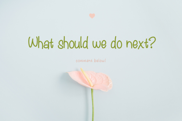 Orange Blossom Font PNG with transparent background - Preview 1