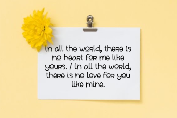 Allamanda Font - Preview 2