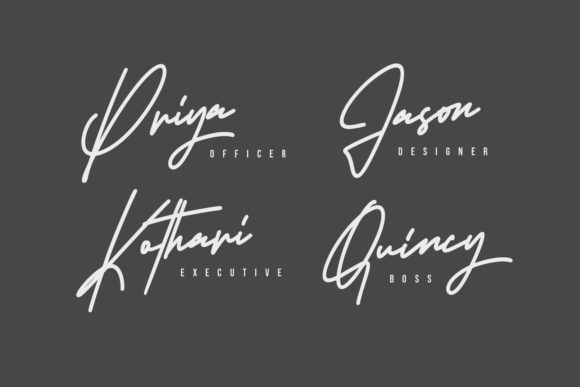 Armstrong Signature Font - Preview 6