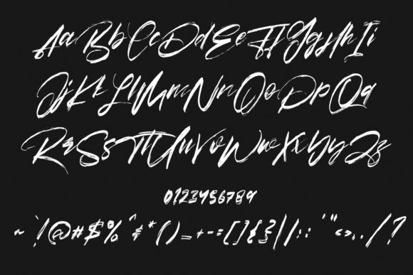Arsitage Brush Font - Preview 6
