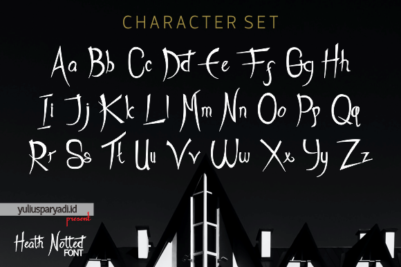 Heath Notted Font - Preview 1