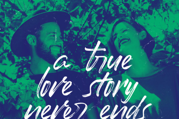 Romantika Hidup Font font preview - 4