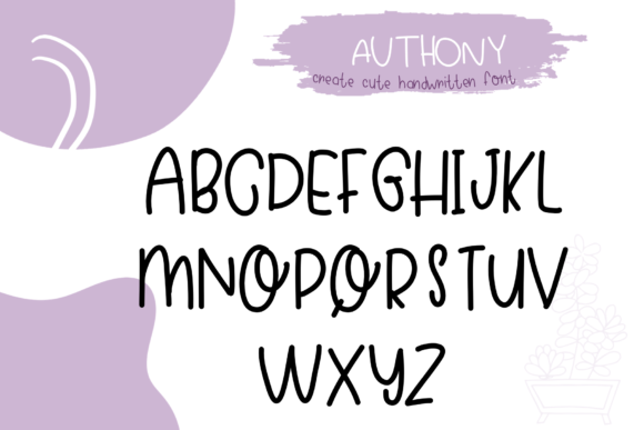 Authony Font - Preview 1