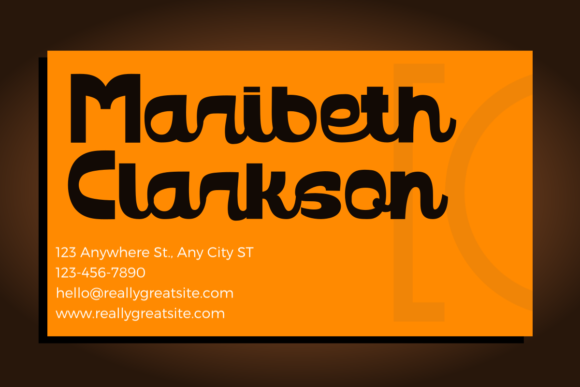 Black Chocolate Font - Preview 3