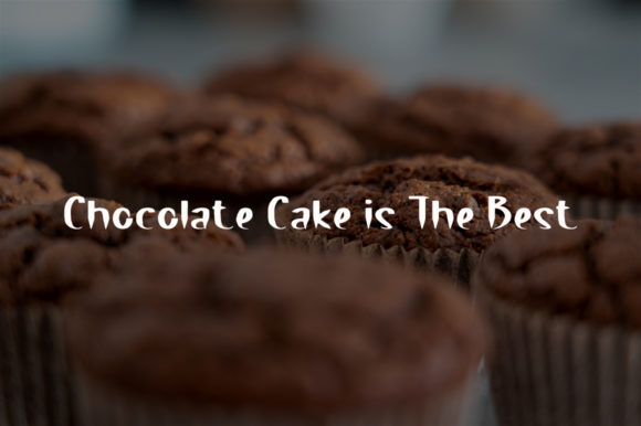 Brown Cake Font - Preview 2