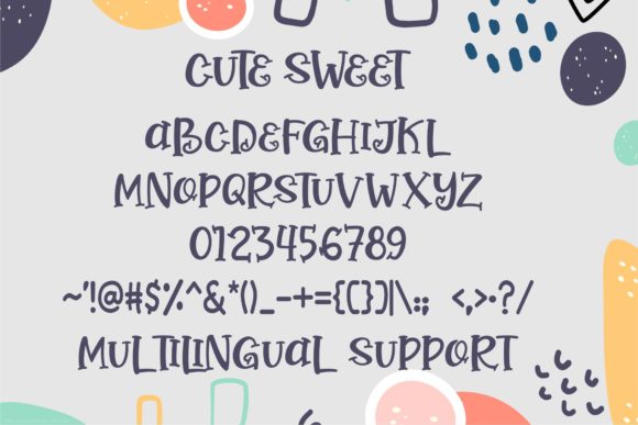 Cute Sweet Font - Preview 5