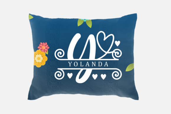 New Monogram Font PNG with transparent background - Preview 4