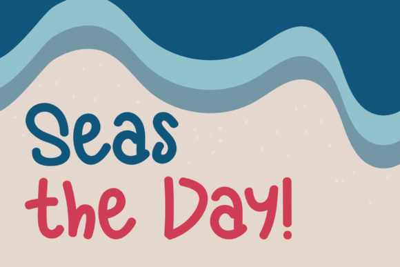 Sea Turtle Font PNG with transparent background - Preview 1