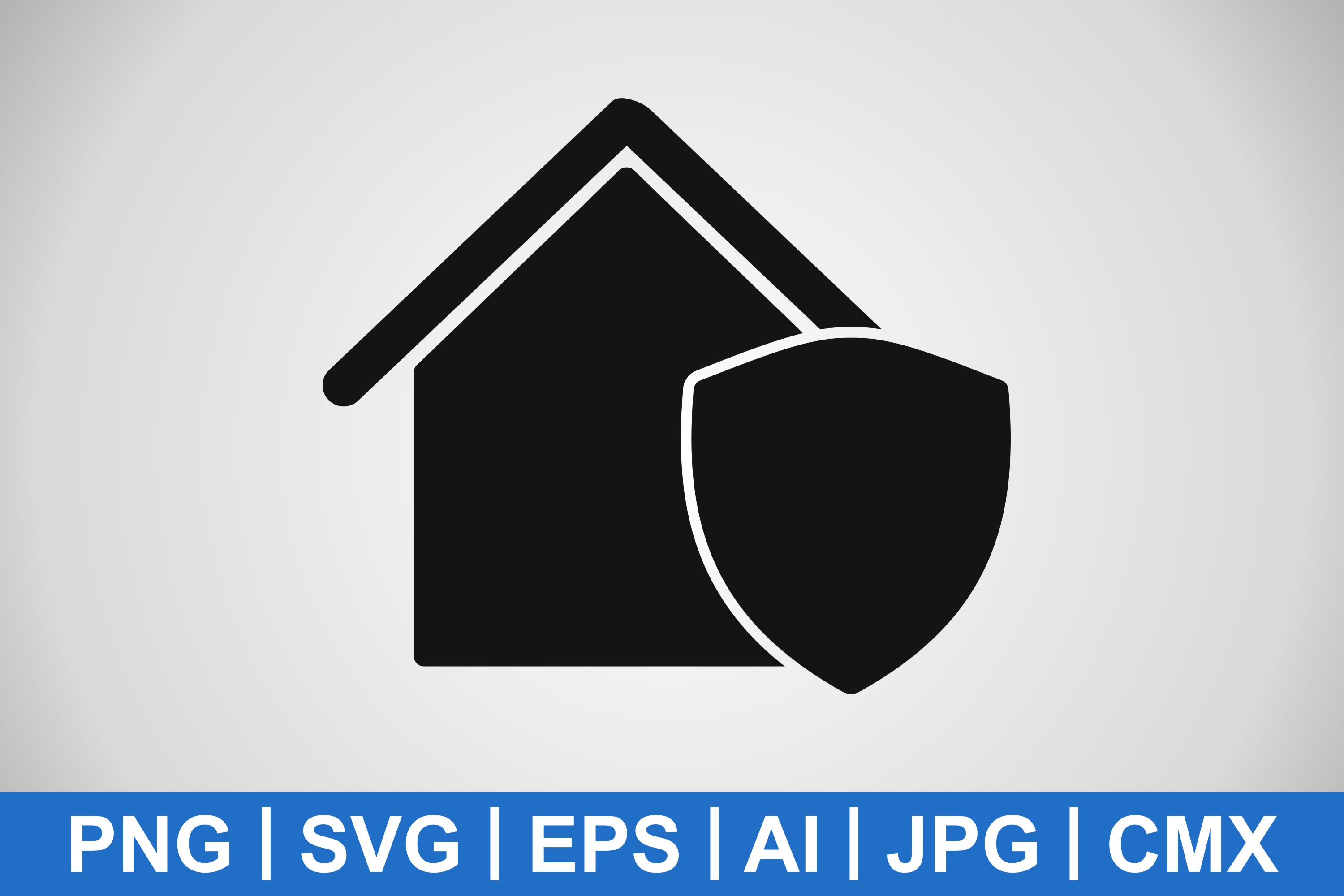 Vector Protected House Icon Graphic by IYIKON · Creative Fabrica