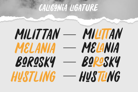 Caligonia Font - Preview 4