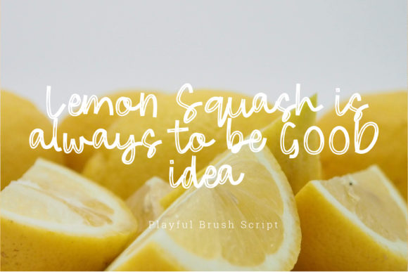 Fresh Lemonade Font - Preview 3