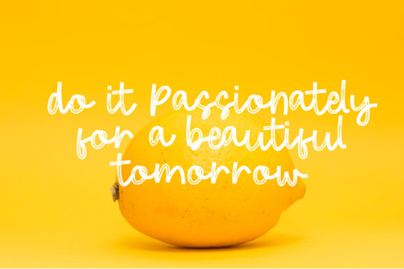 Fresh Lemonade Font - Preview 4