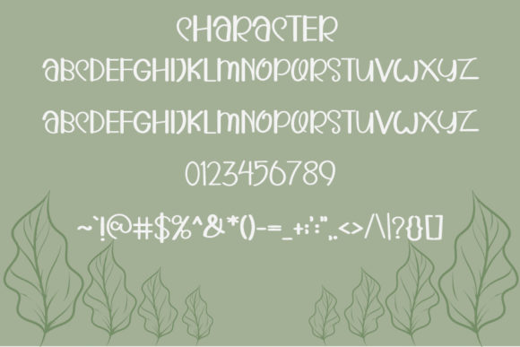 Love Unicorn Font PNG with transparent background - Preview 3
